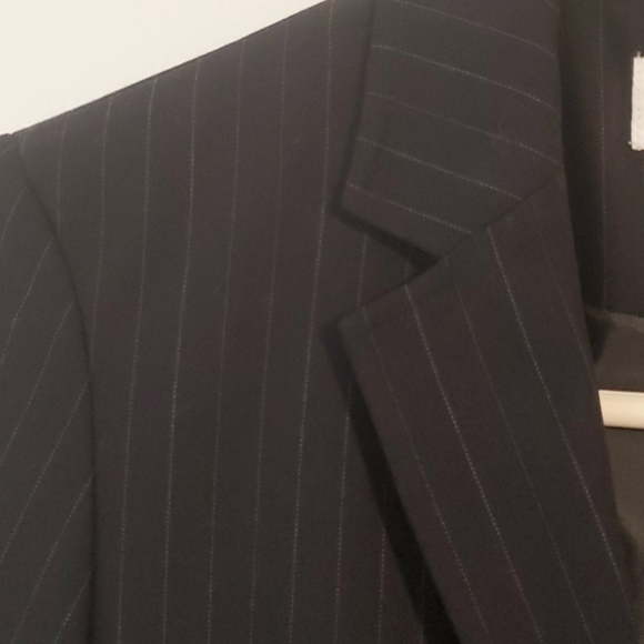 Calvin Klein Pin Stripe Blazer Jacket - size 2 - Picture 13 of 14